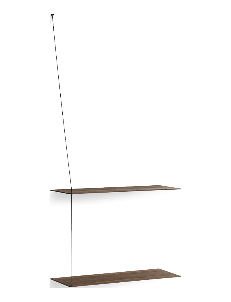 WOUD - Stedge shelf - regale und verwahrung - smoked oak - 0