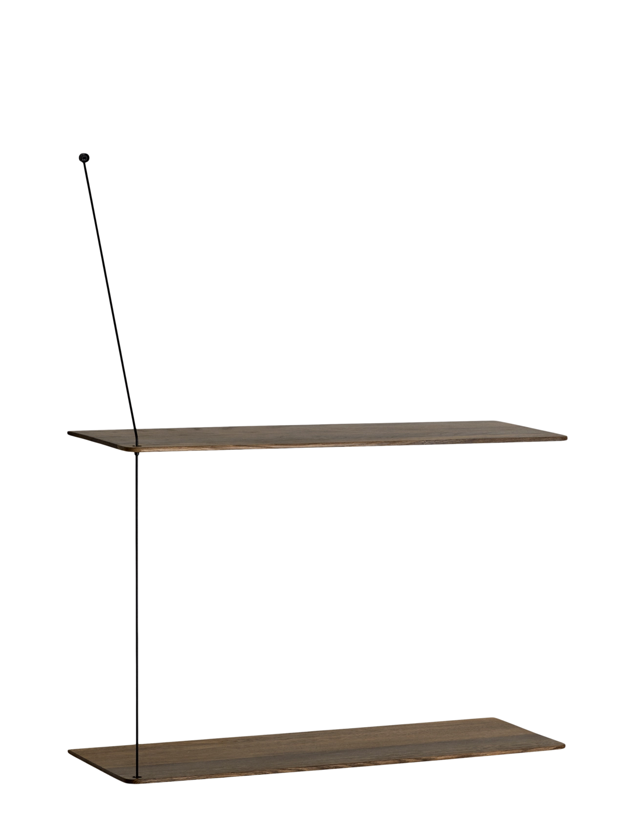 WOUD Stedge shelf (60 cm) - Visa allt - SMOKED OAK / brown