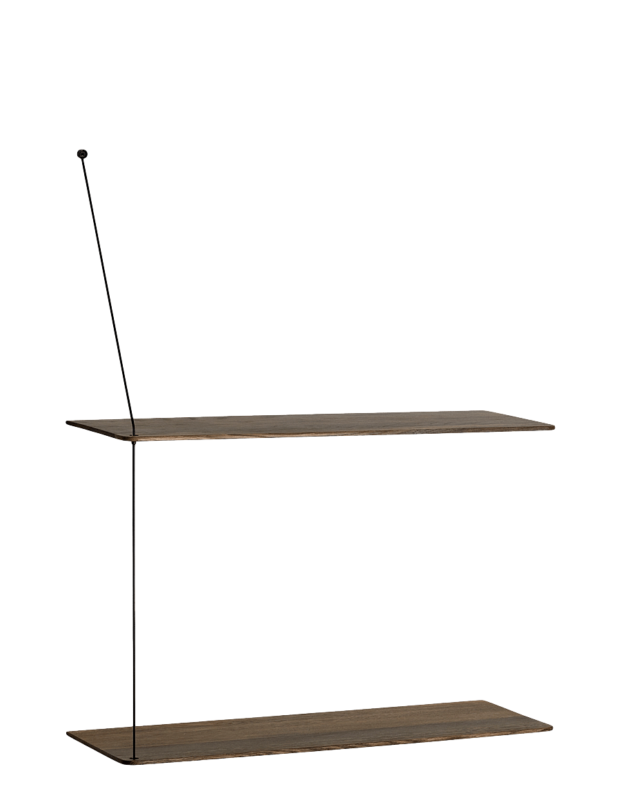 WOUD - Stedge shelf - regale und verwahrung - smoked oak - 1