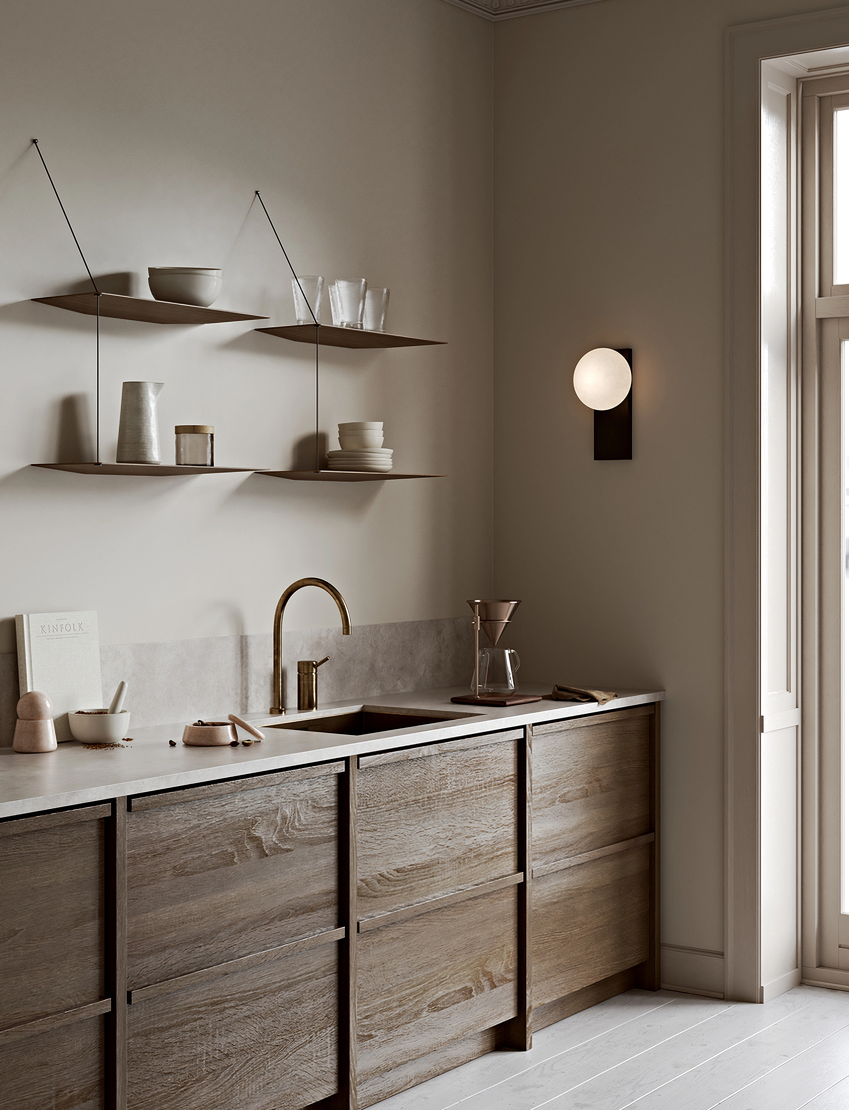 WOUD - Stedge shelf - regale und verwahrung - smoked oak - 4