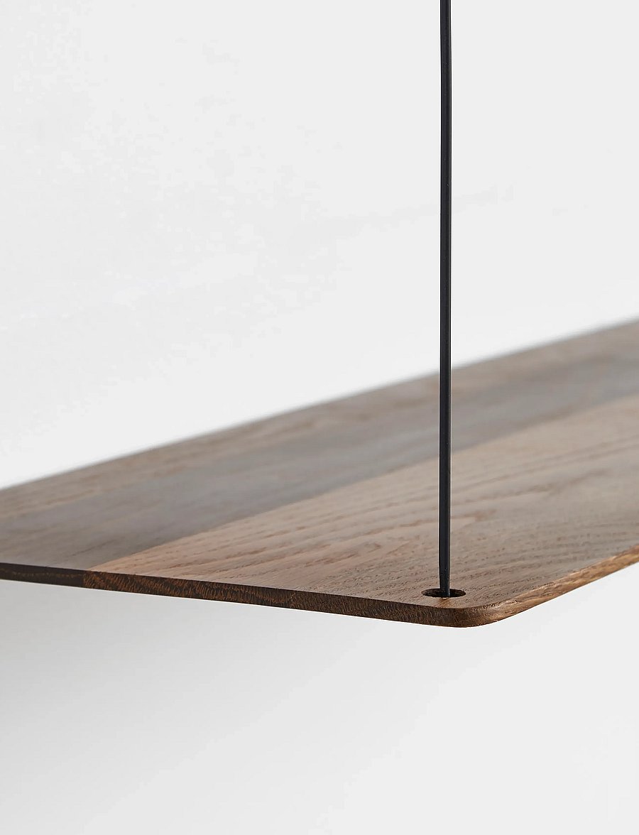 WOUD - Stedge shelf - regale und verwahrung - smoked oak - 5