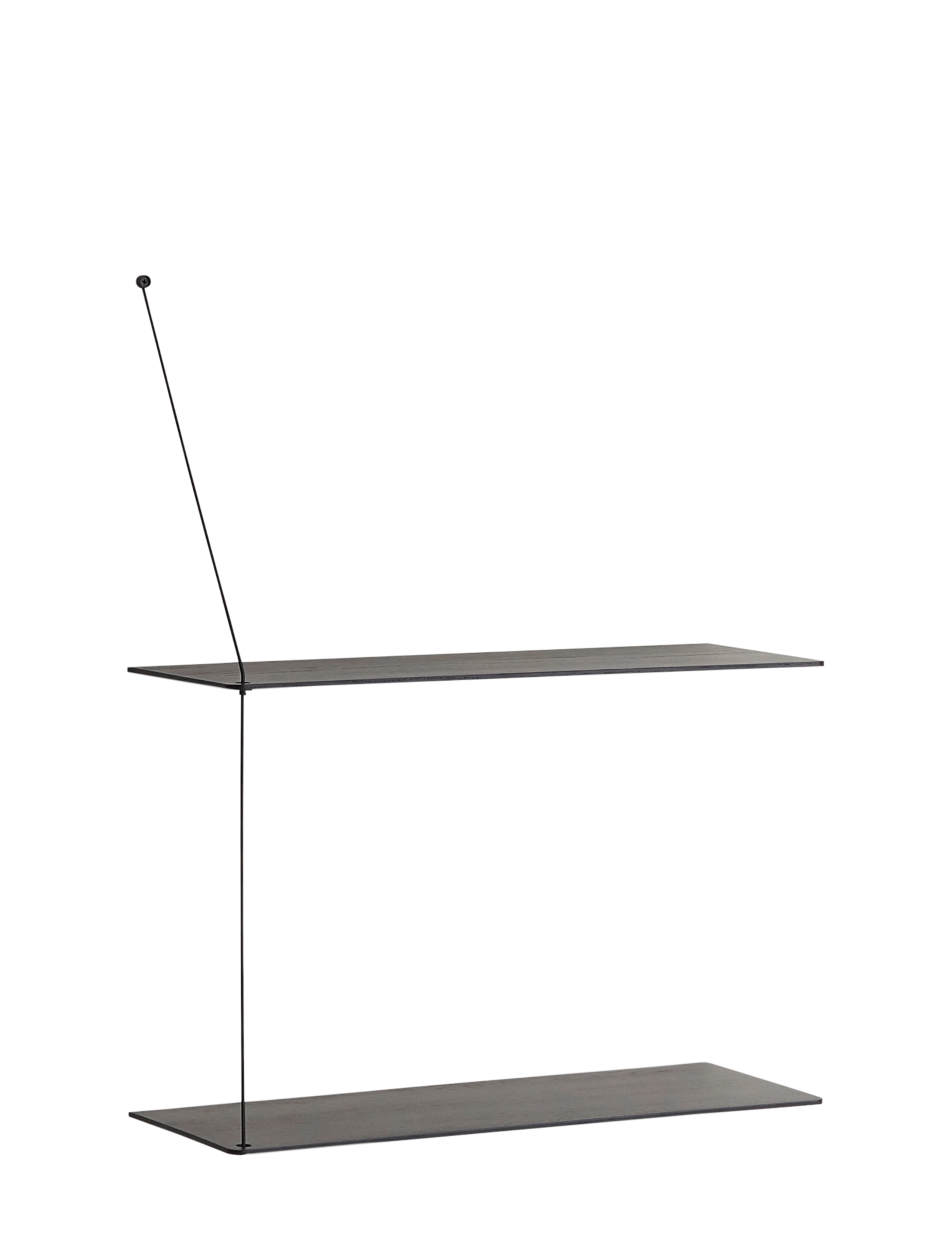 WOUD Stedge Shelf (60 Cm) Schwarz - 60 CM - Unisex