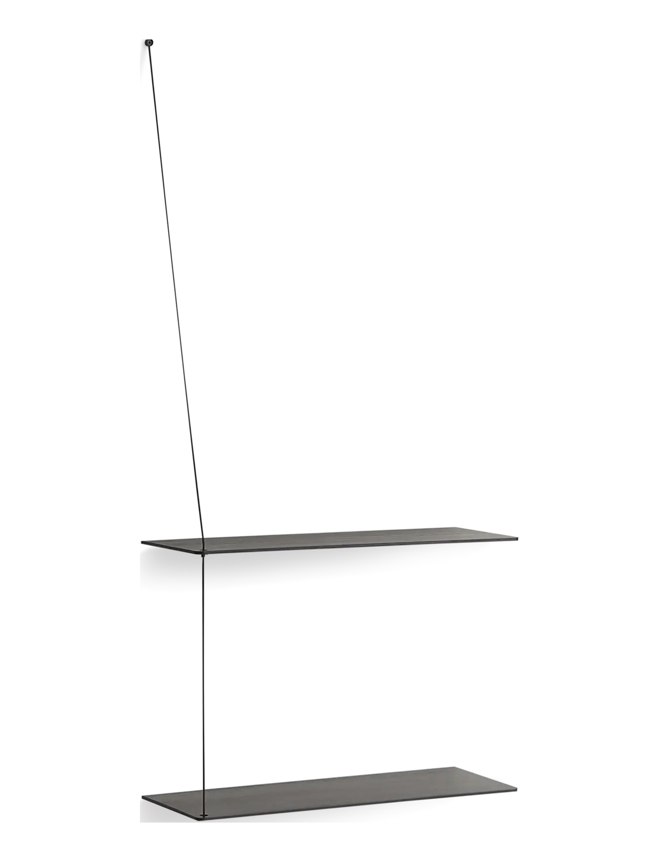 WOUD Stedge shelf - Angebote - BLACK PAINTED OAK / black