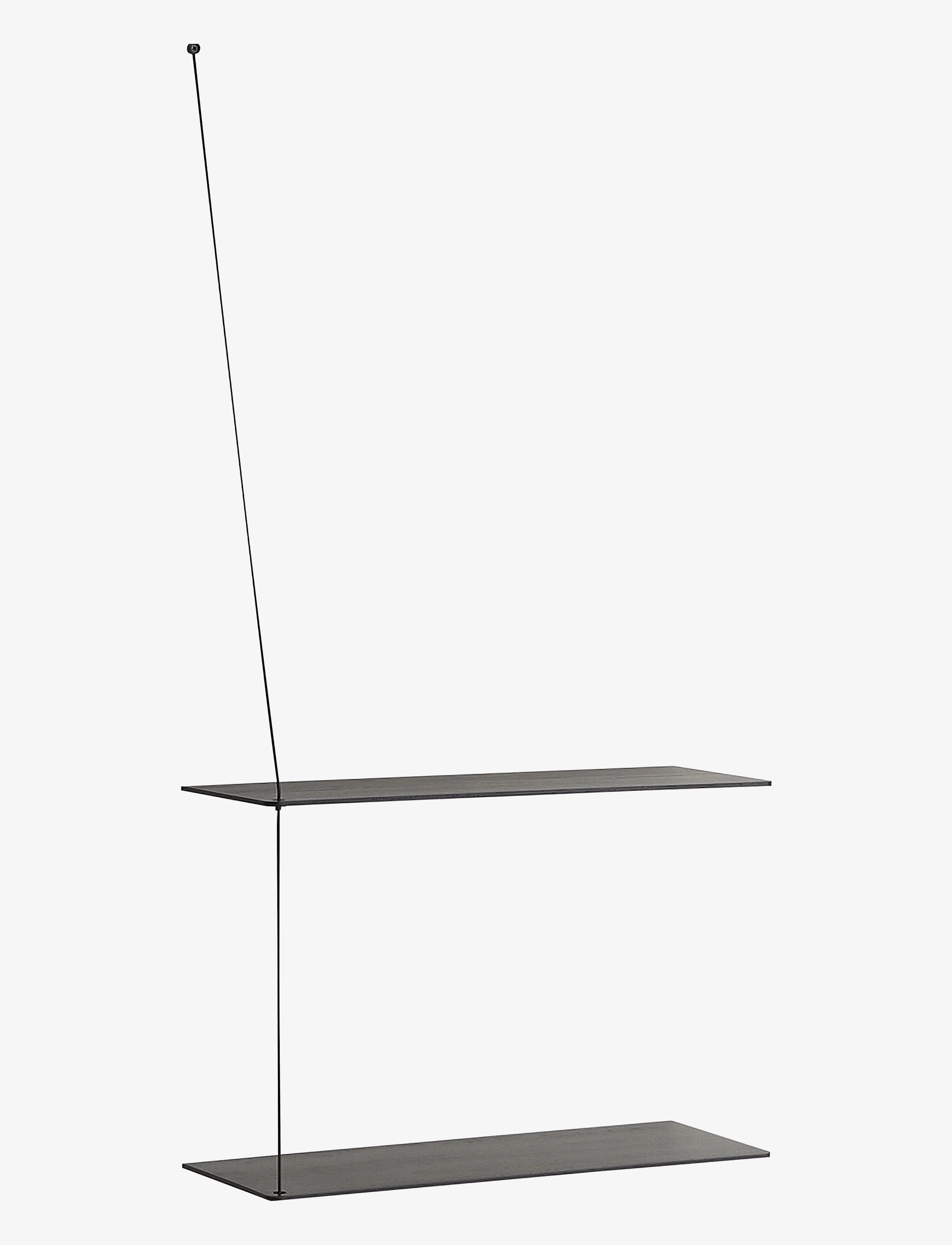 WOUD - Stedge shelf - hoiustamine ja riiulid - black painted oak - 2