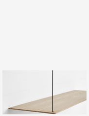 WOUD - Stedge add-on shelf (80 cm) - hyllor - white pigmented lacquered oak - 0