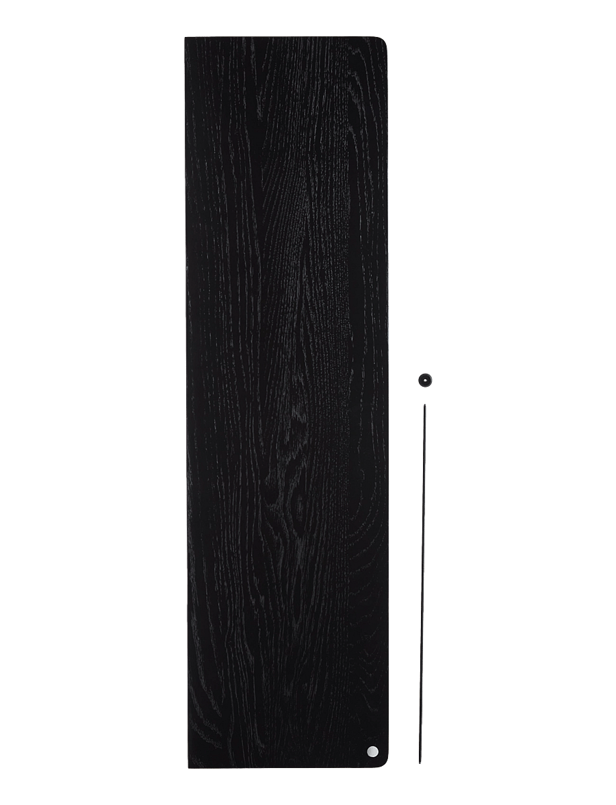 WOUD - Stedge add-on shelf - hoiustamine ja riiulid - black painted oak - 3