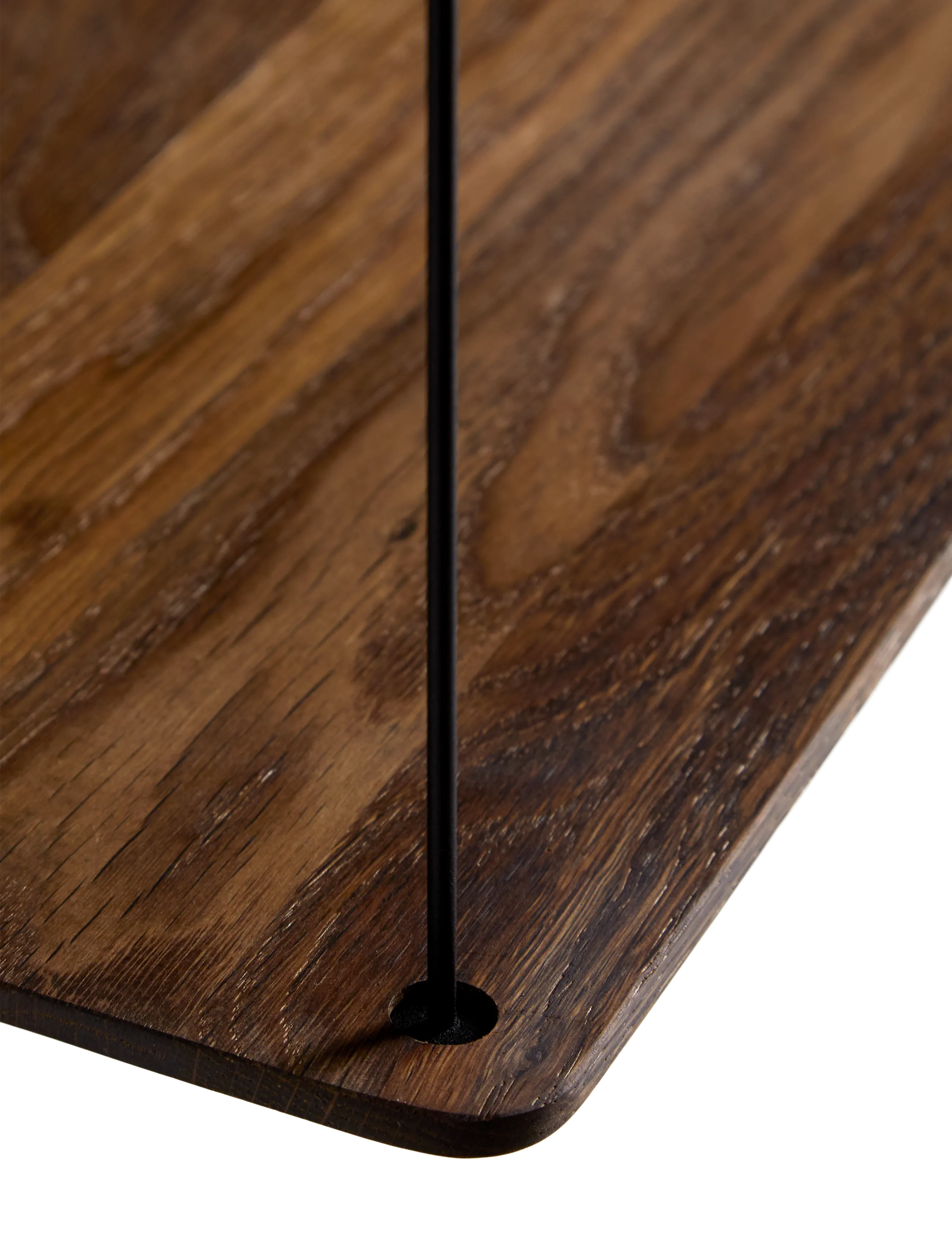 WOUD - Stedge add-on shelf (60 cm) - hyllor - smoked oak - 5