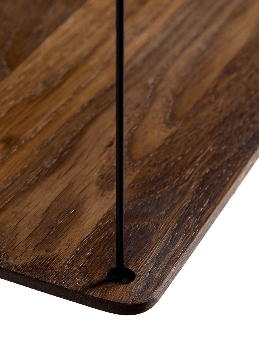 WOUD - Stedge add-on shelf - regale und verwahrung - smoked oak - 5