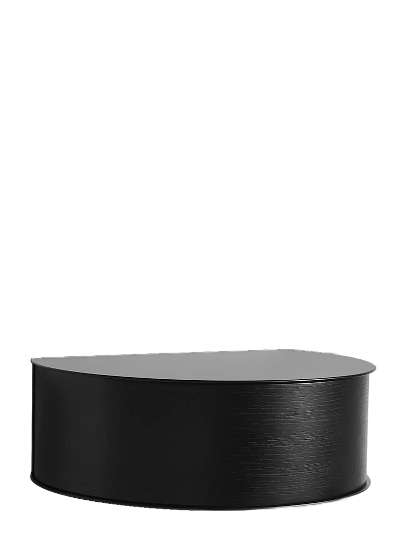 WOUD - Wallie wall drawer - hoiustamine ja riiulid - black painted metal with bended black painted oak veneer drawer - 1