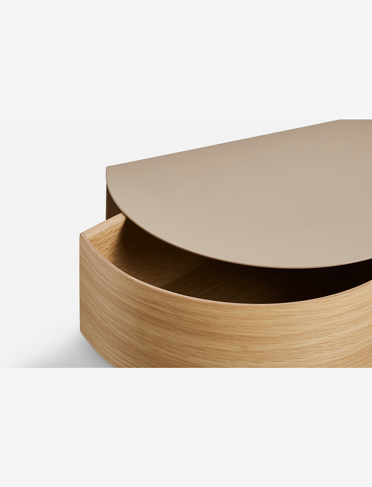 WOUD - Wallie wall drawer - hyllor - grey beige - 1