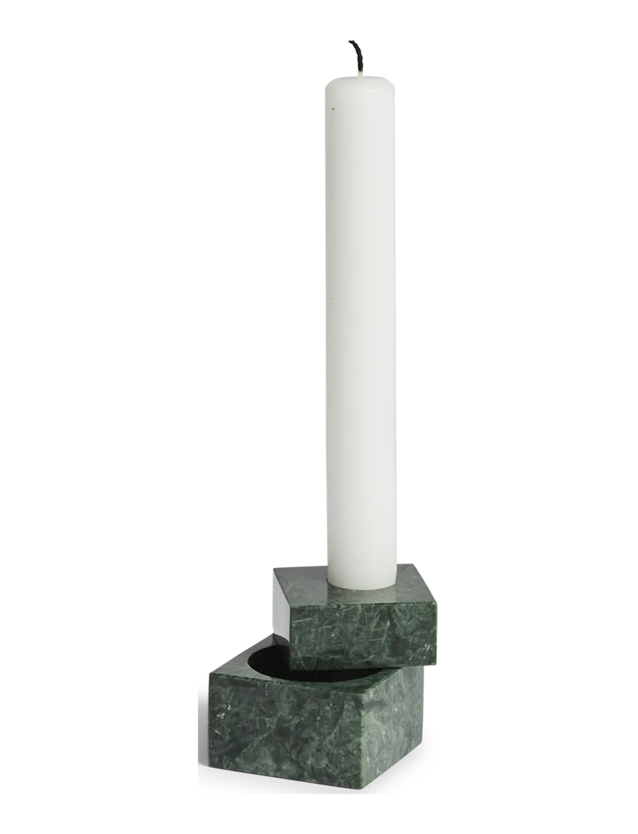 WOUD Jeu de dés 1 candle holder - Deals - GREEN MARBLE / green