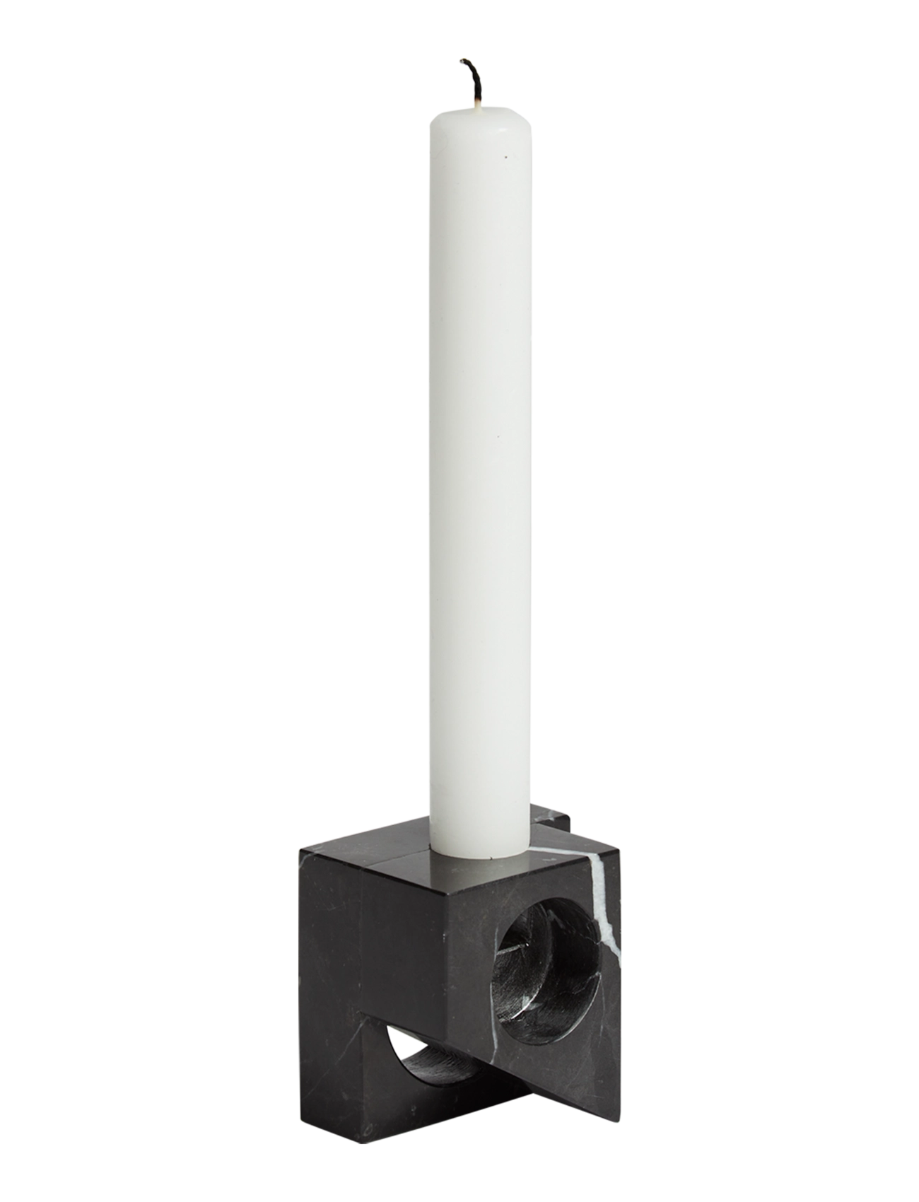 WOUD Jeu De Dés 2 Candle Holder Schwarz - One Size - Unisex
