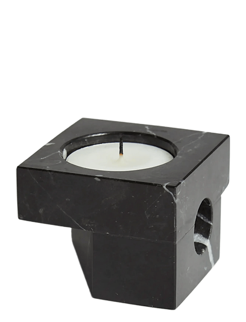 WOUD - Jeu de dés 2 candle holder - achat par prix - black marble - 2