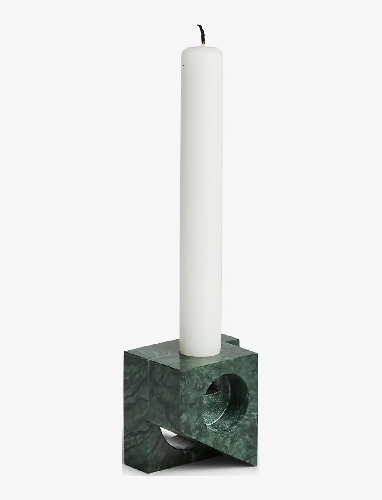 WOUD - Jeu de dés 2 candle holder - nach preis einkaufen - green marble - 0