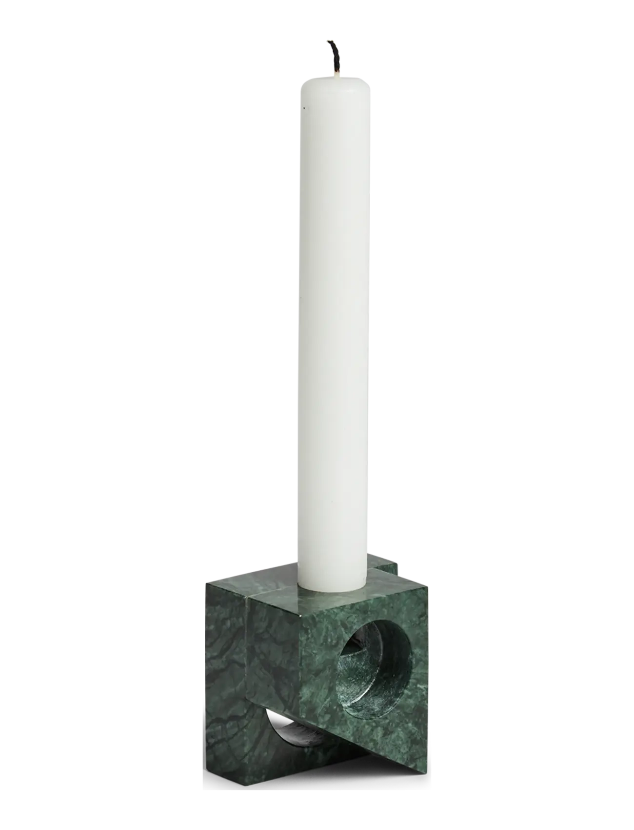 WOUD Jeu de dés 2 candle holder - Einrichtung - GREEN MARBLE / green