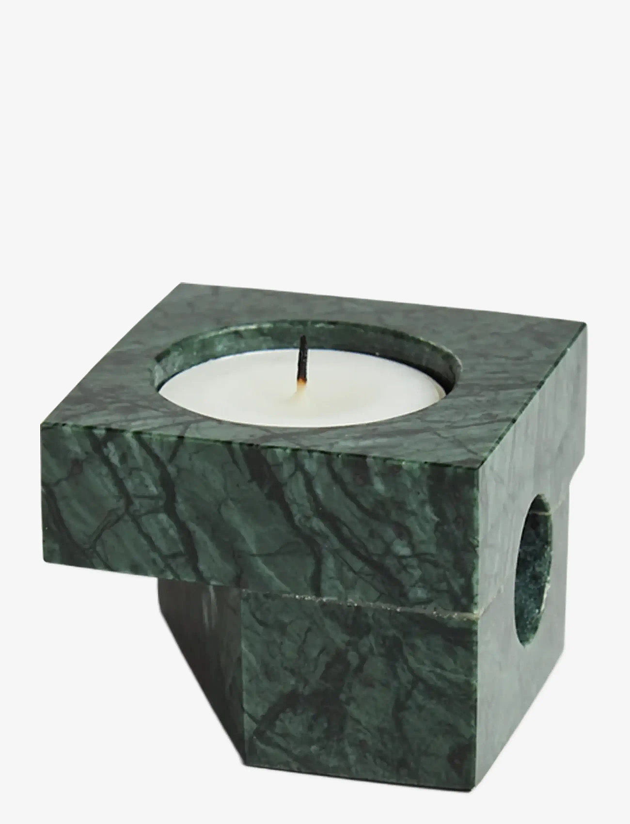 WOUD - Jeu de dés 2 candle holder - nach preis einkaufen - green marble - 1