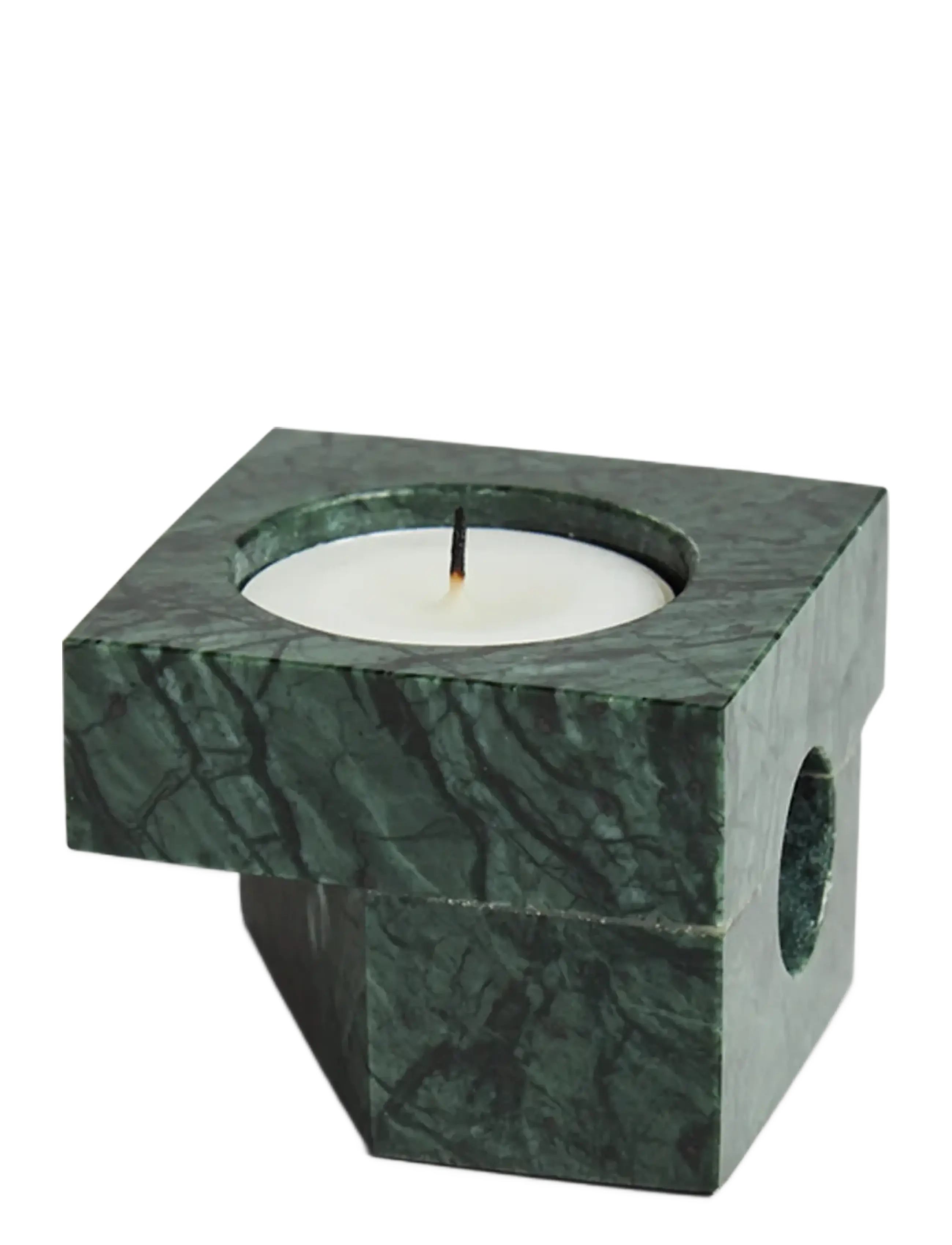 WOUD - Jeu de dés 2 candle holder - achat par prix - green marble - 2