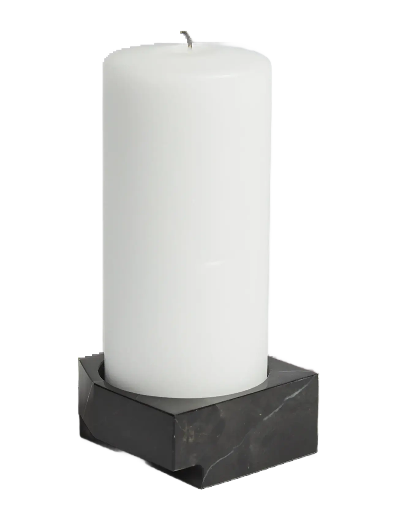 WOUD Jeu de dés 3 candle holder - Shop under 300kr - BLACK MARBLE / black
