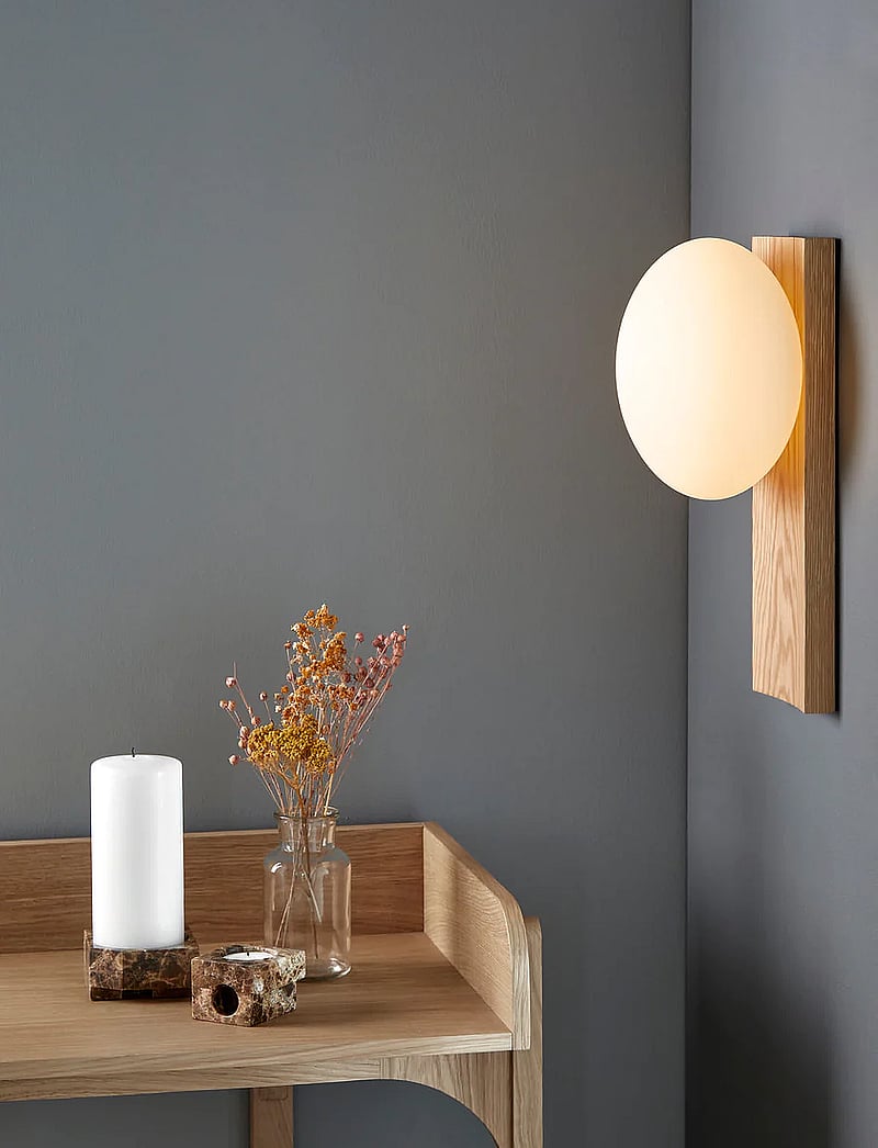 WOUD - Jeu de dés 3 candle holder - teeküünlahoidjad - brown marble - 2