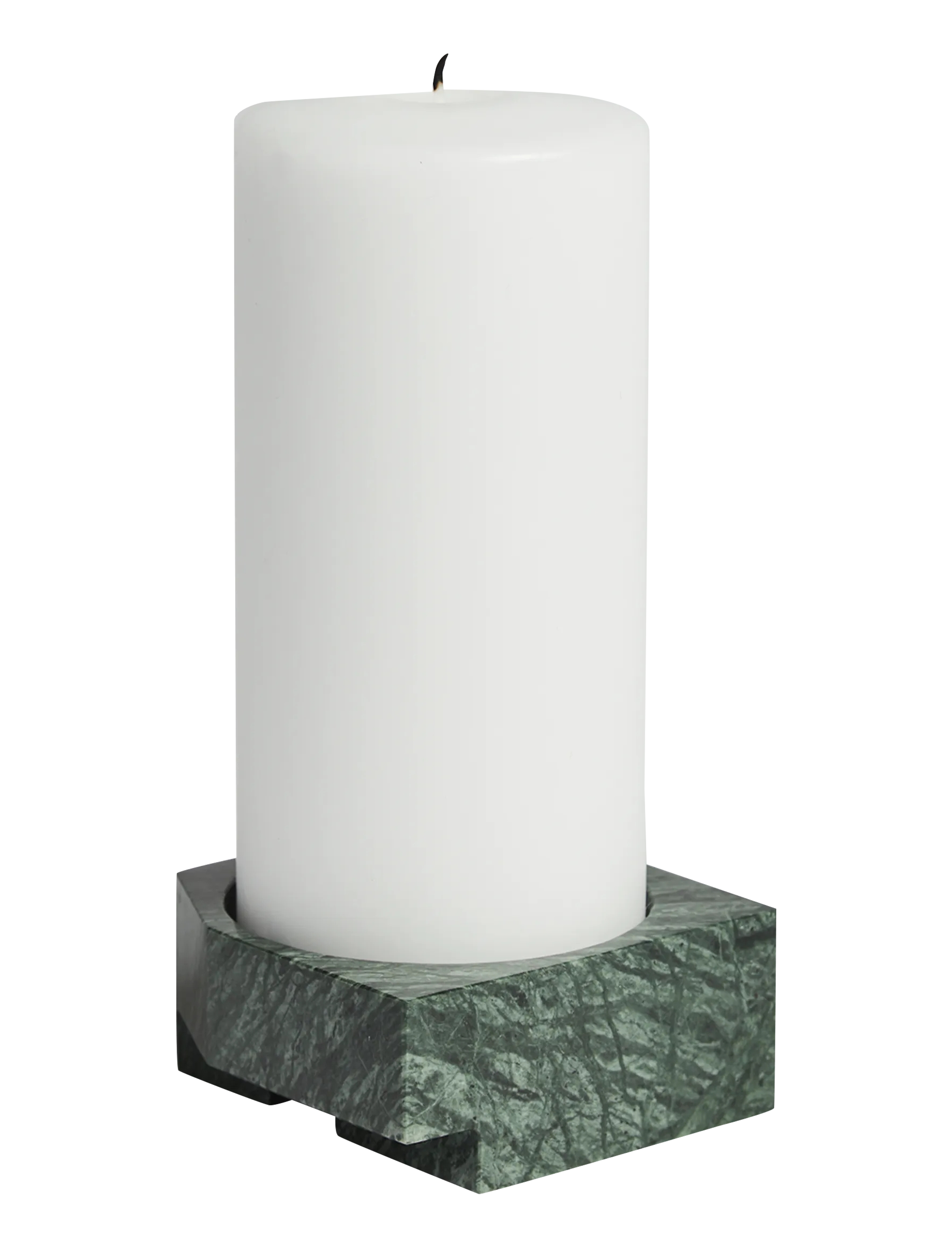 WOUD Jeu de dés 3 candle holder - Shop under 300kr - GREEN MARBLE / green