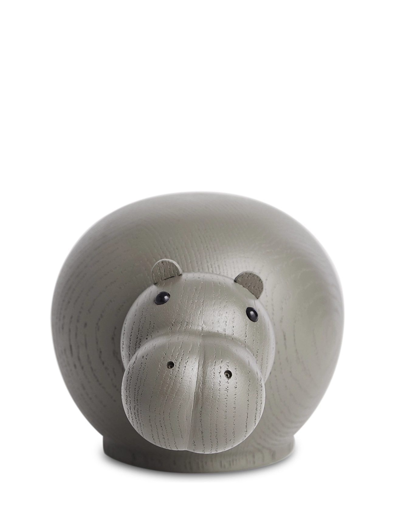 WOUD Hibo hippopotamus (Small) - WOUD - TAUPE PAINTED OAK / grey