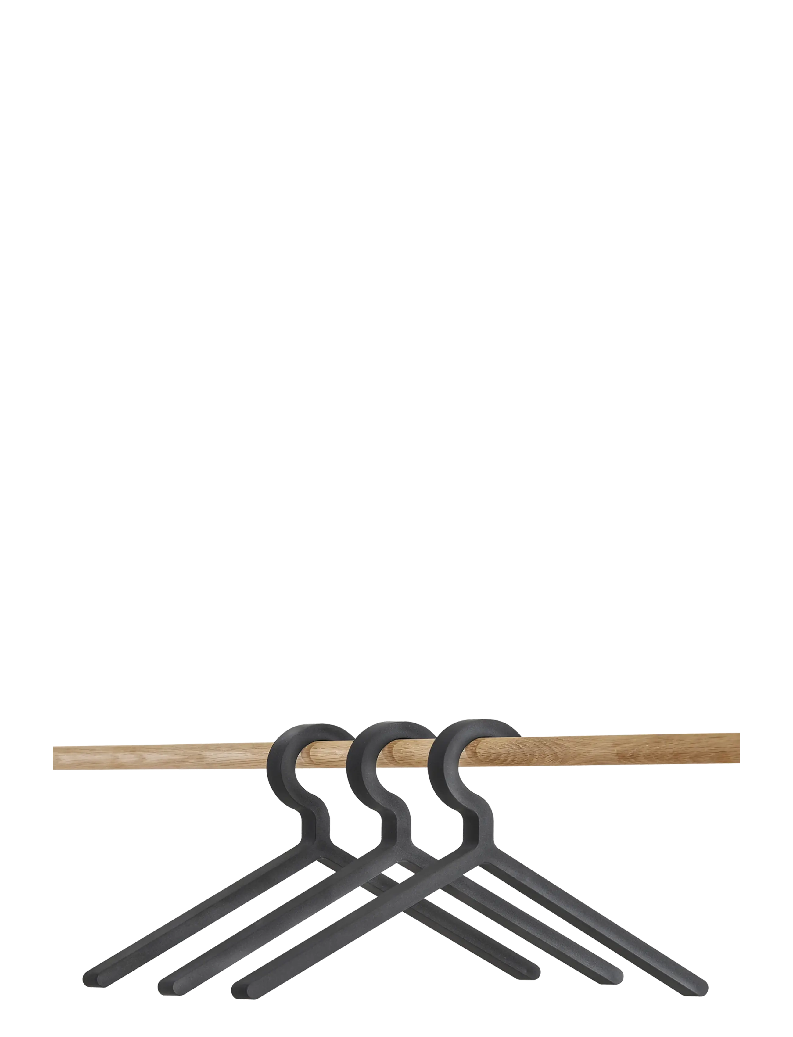 WOUD Illusion Hanger, Hangers, Sort, Str: L42.5CM