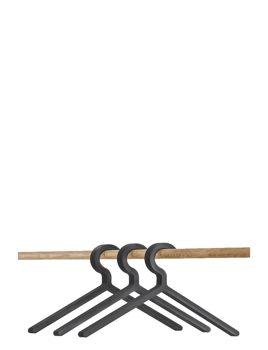 WOUD - Illusion hanger - riidepuud - black - 1