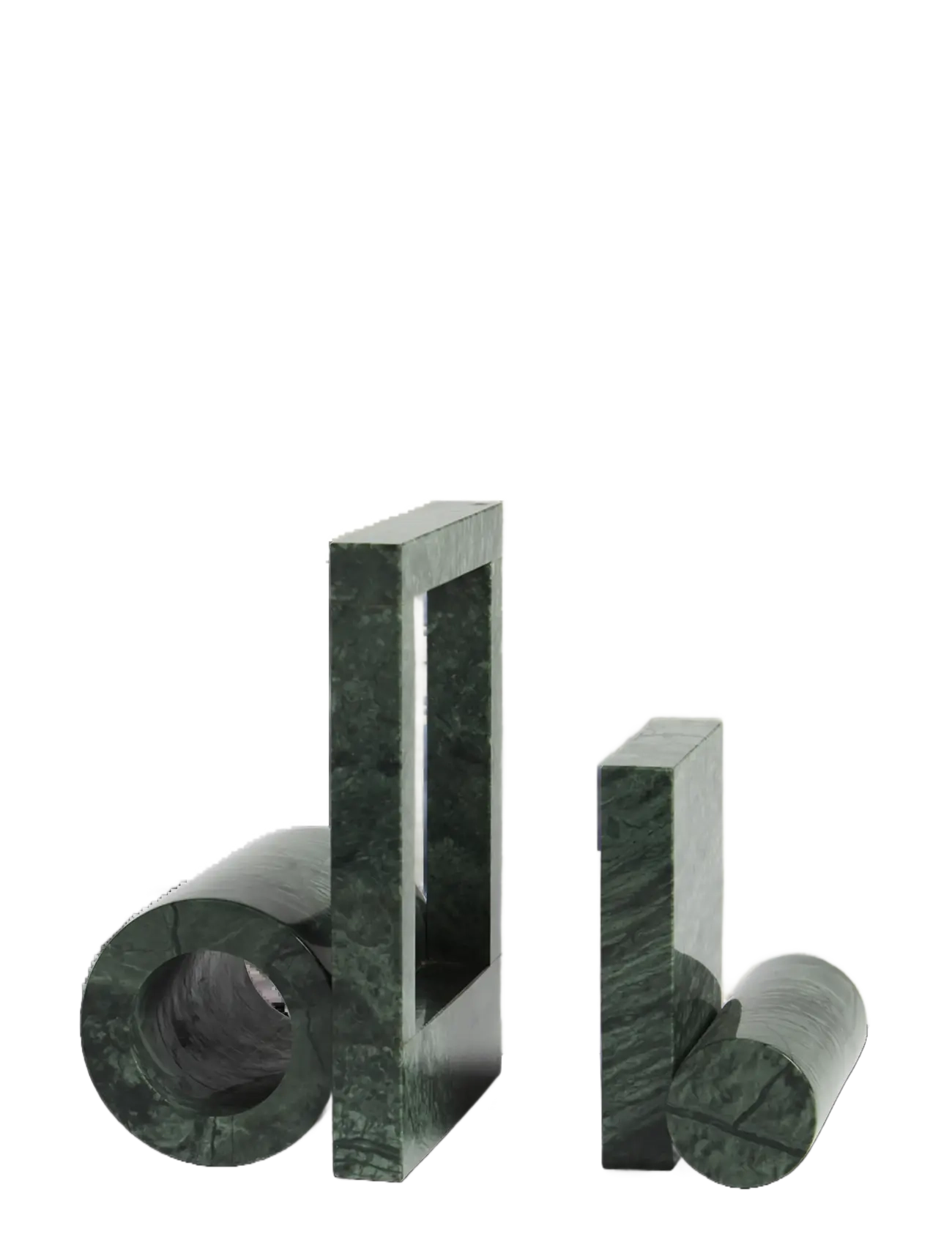 WOUD Booknd - Bokstøtter - GREEN MARBLE / green