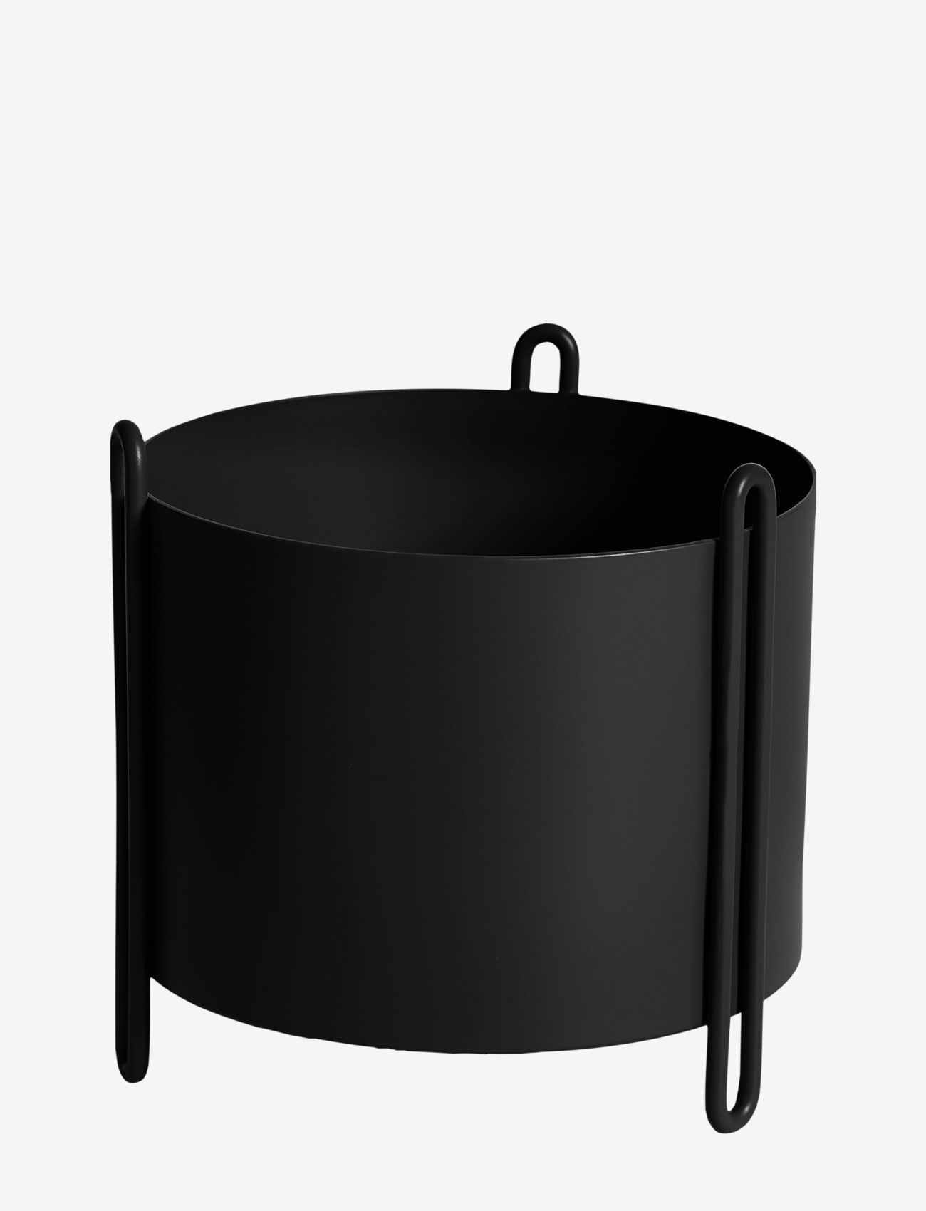 WOUD - Pidestall planter (Small) - bursdagsgaver - black - 0