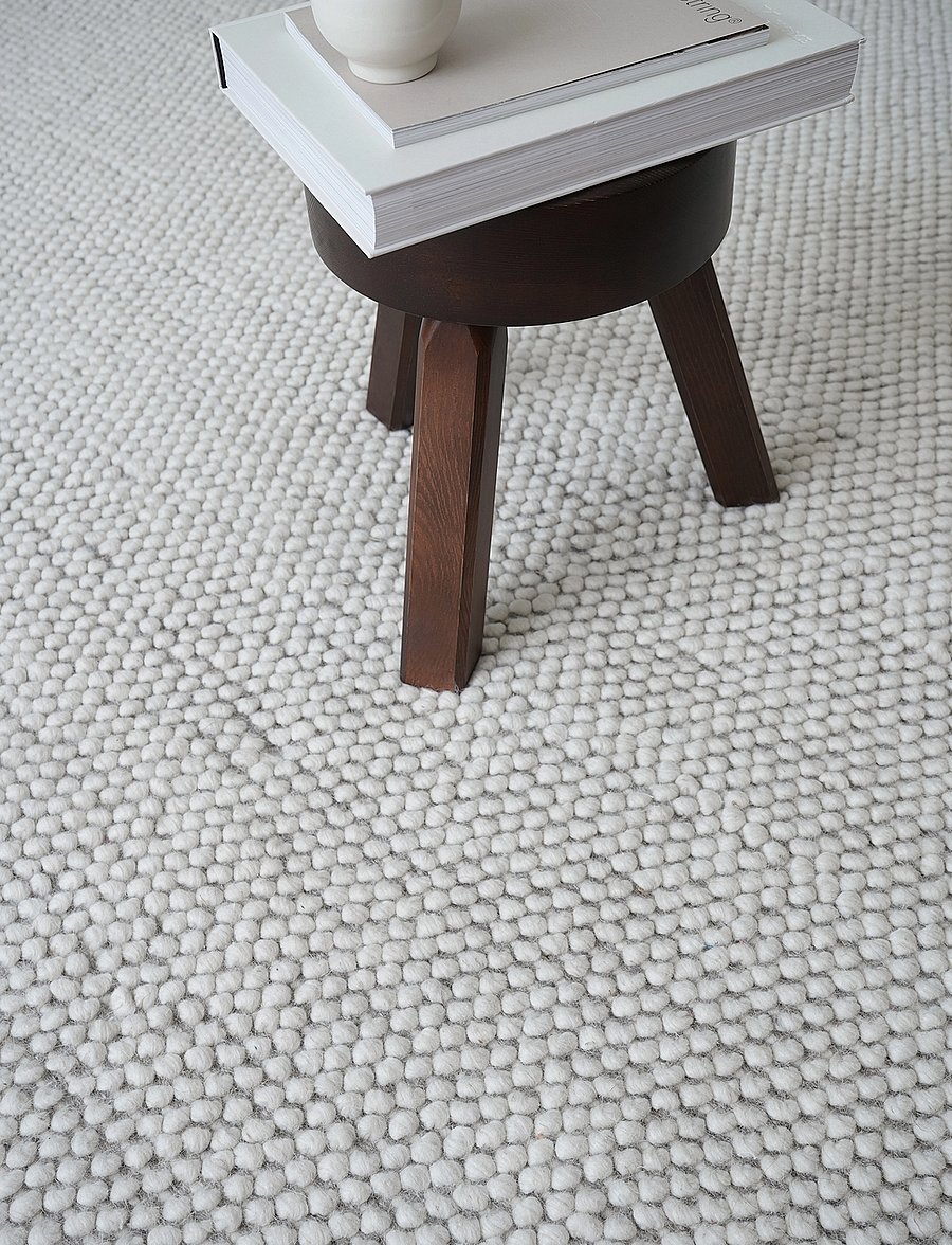 WOUD - Tact rug - wool rugs - off white - 1