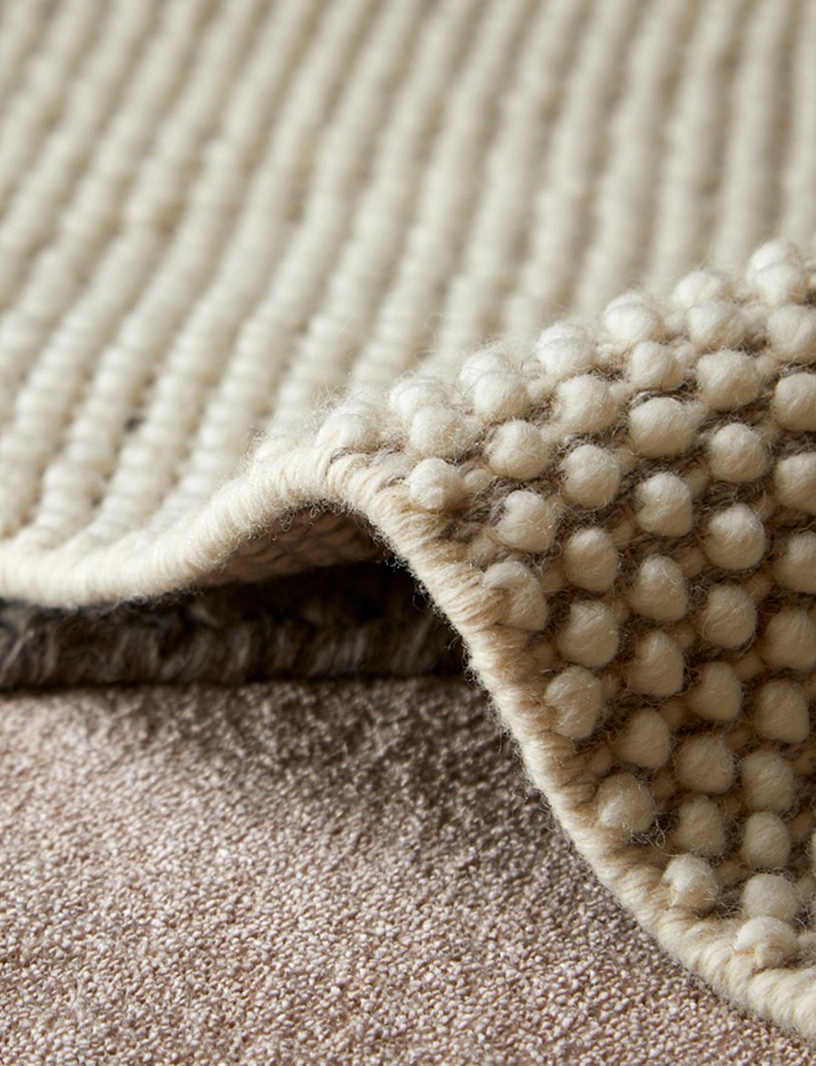 WOUD - Tact rug - wool rugs - off white - 2