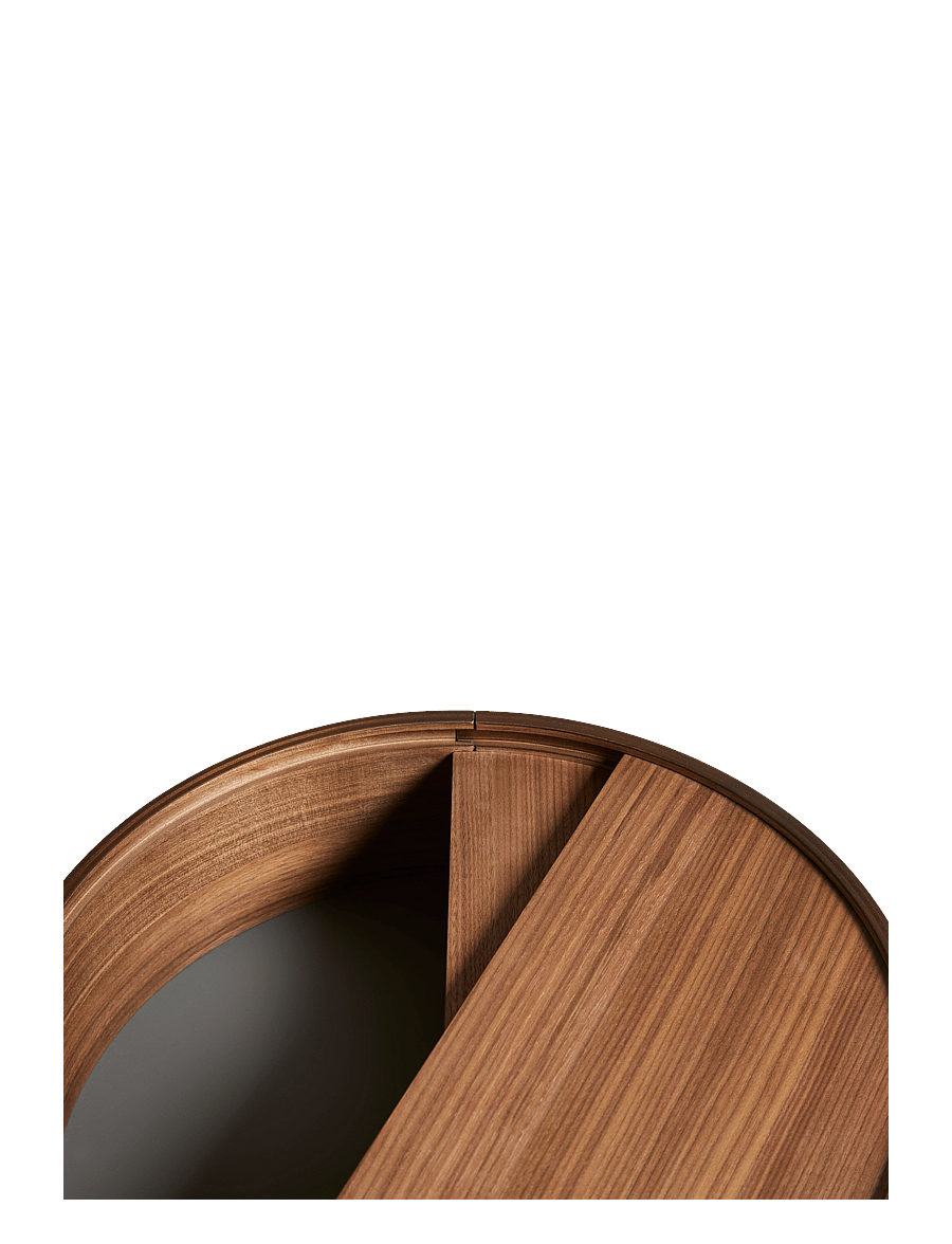 WOUD - Arc side table - beistelltische & kleine tische - mat laquered walnut - 2