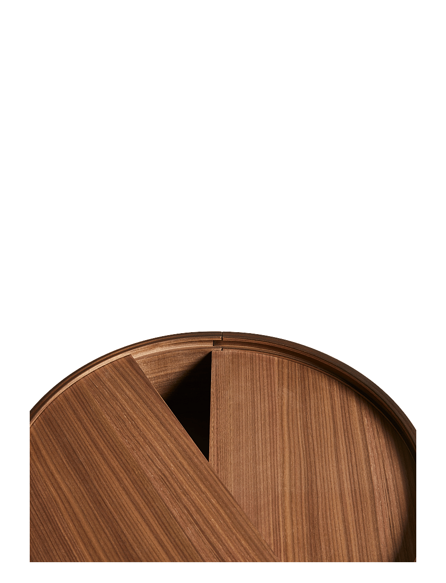 WOUD - Arc side table - beistelltische & kleine tische - mat laquered walnut - 3