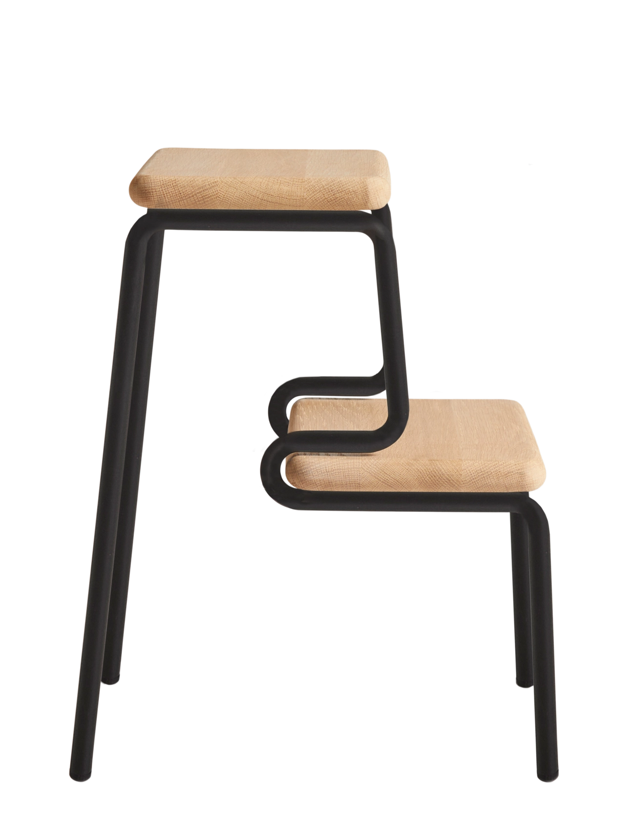 WOUD - Slalom Step Stool - white
pigmented lacquered solid oak - 2