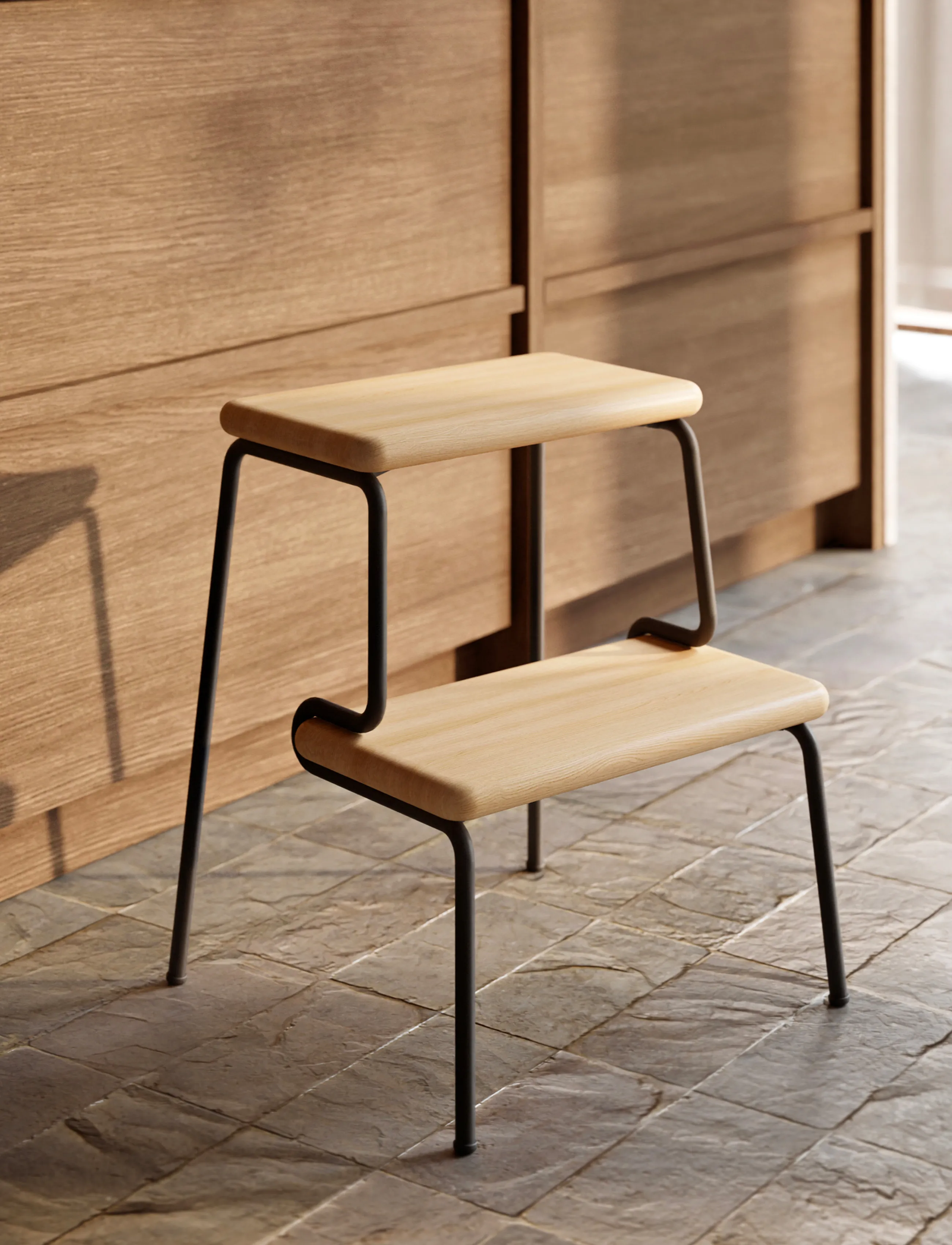 WOUD - Slalom Step Stool - white
pigmented lacquered solid oak - 0