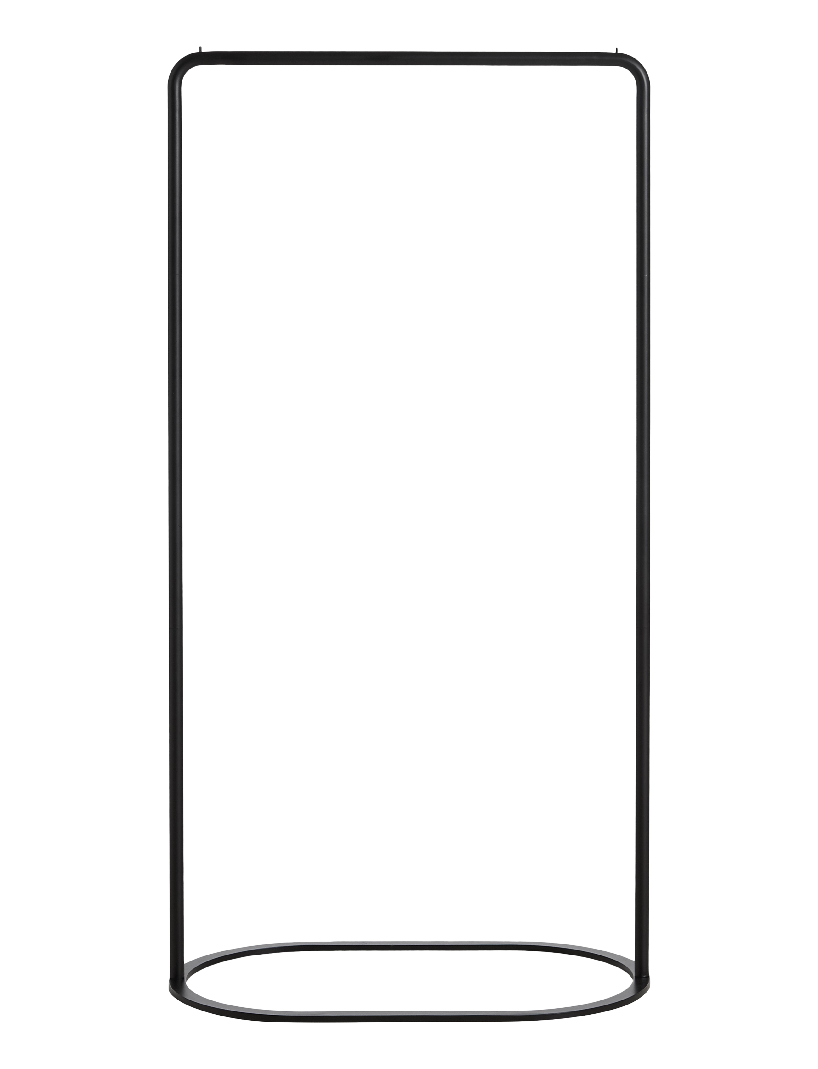 WOUD - O&O clothes rack (Large) - black painted metal - 2