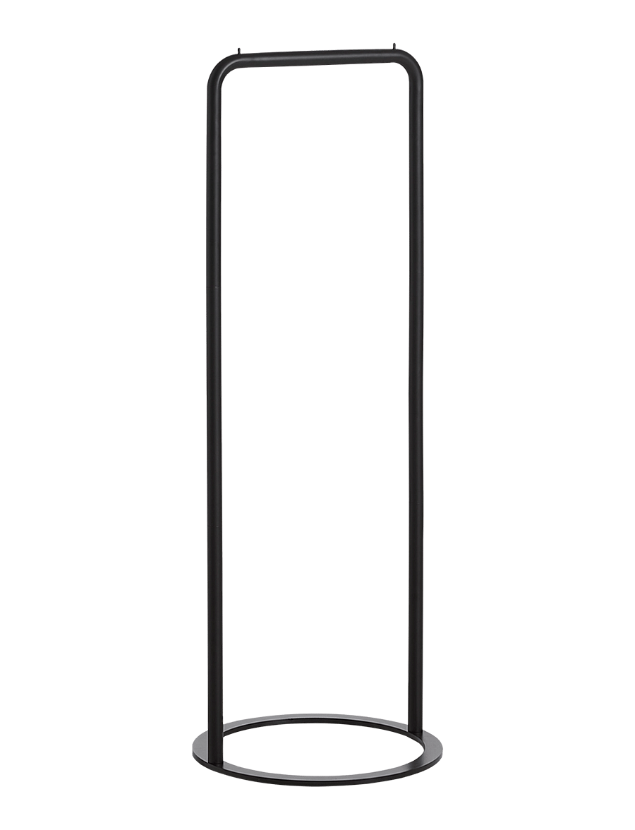 WOUD - O&O clothes rack (Small) - aufhänger - black painted metal - 1