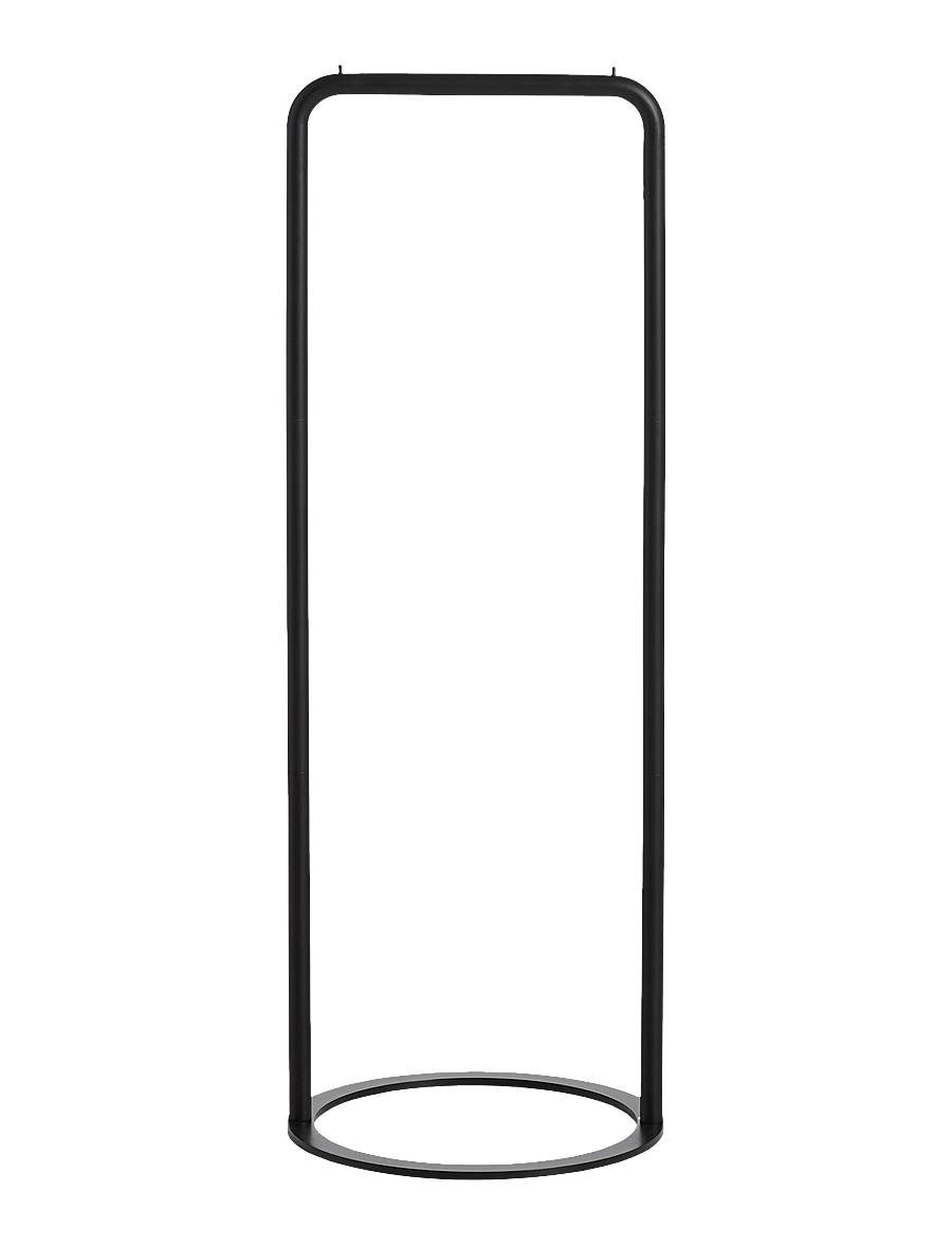 WOUD - O&O clothes rack (Small) - aufhänger - black painted metal - 2