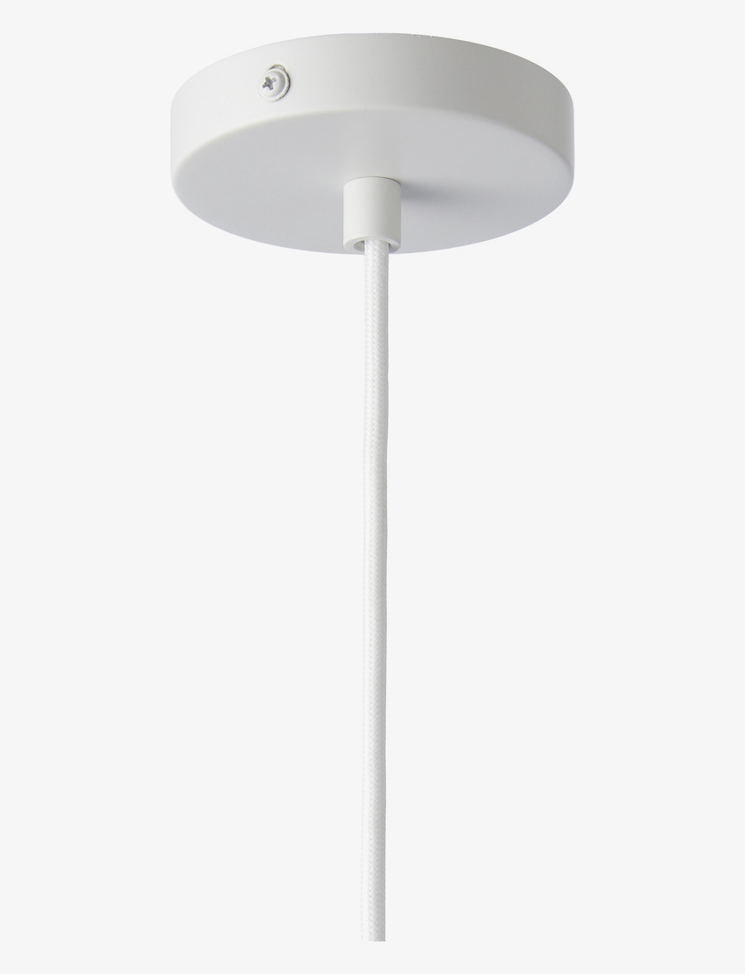 WOUD - Stone pendant (Small) - pendant lamps - white painted metal - 2