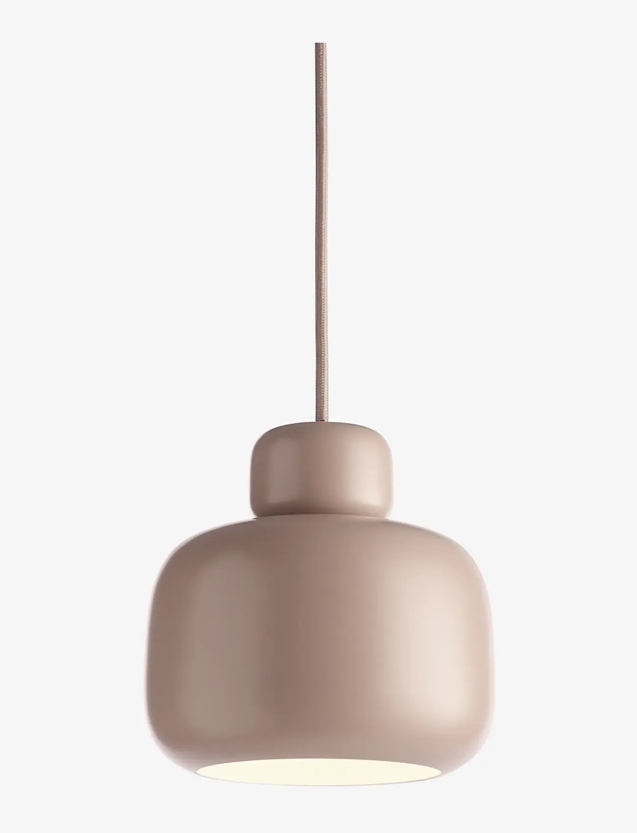 WOUD - Stone pendant (Small) - pendellampen - dusty rose pantone 16-1219 - 0