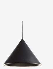 WOUD - Annular pendant (Large) - kabamosios lempos - black painted metal - 0