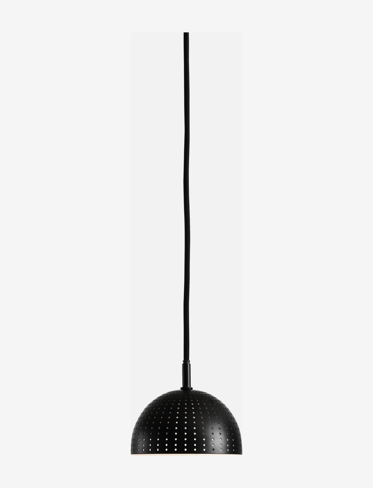 WOUD - Dot pendant (Small) - pendler - black painted metal and opal glass - 1