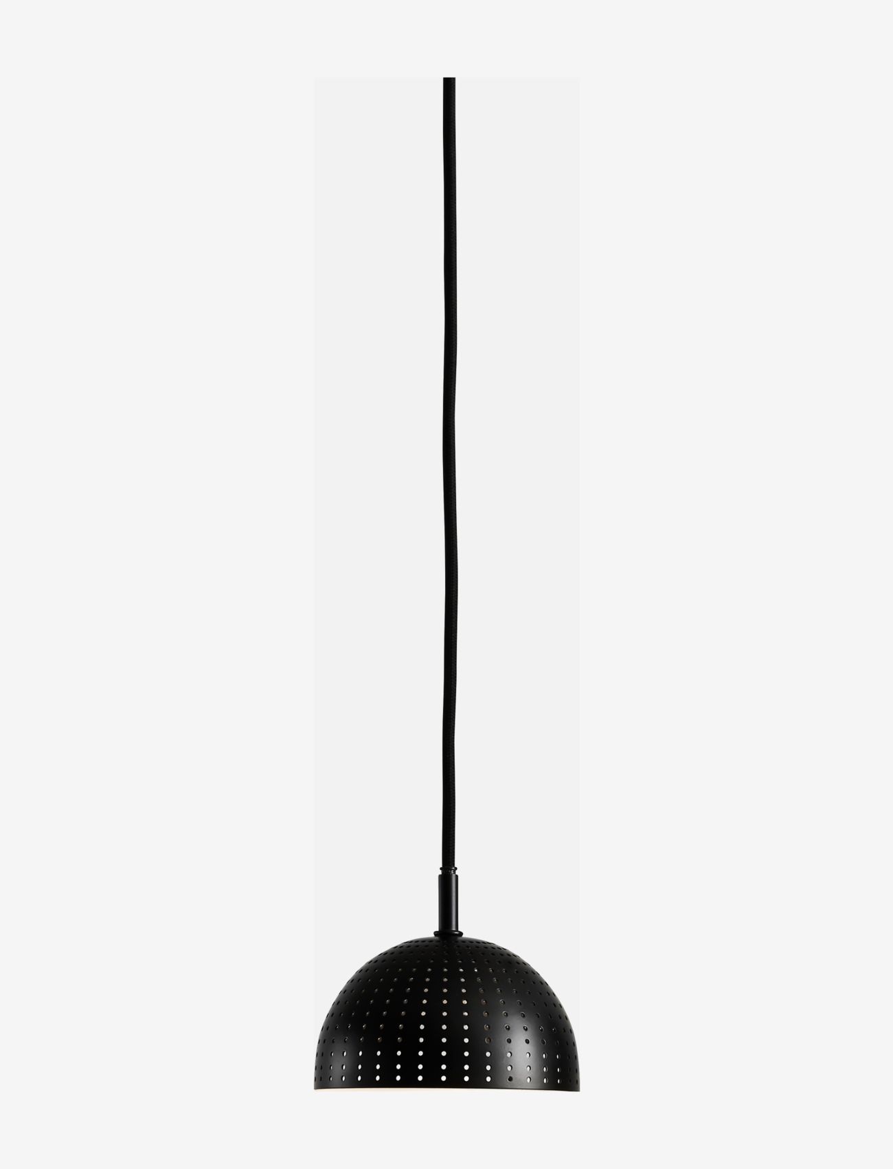 WOUD - Dot pendant (Large) - pendellampor - black painted metal and opal glass - 1