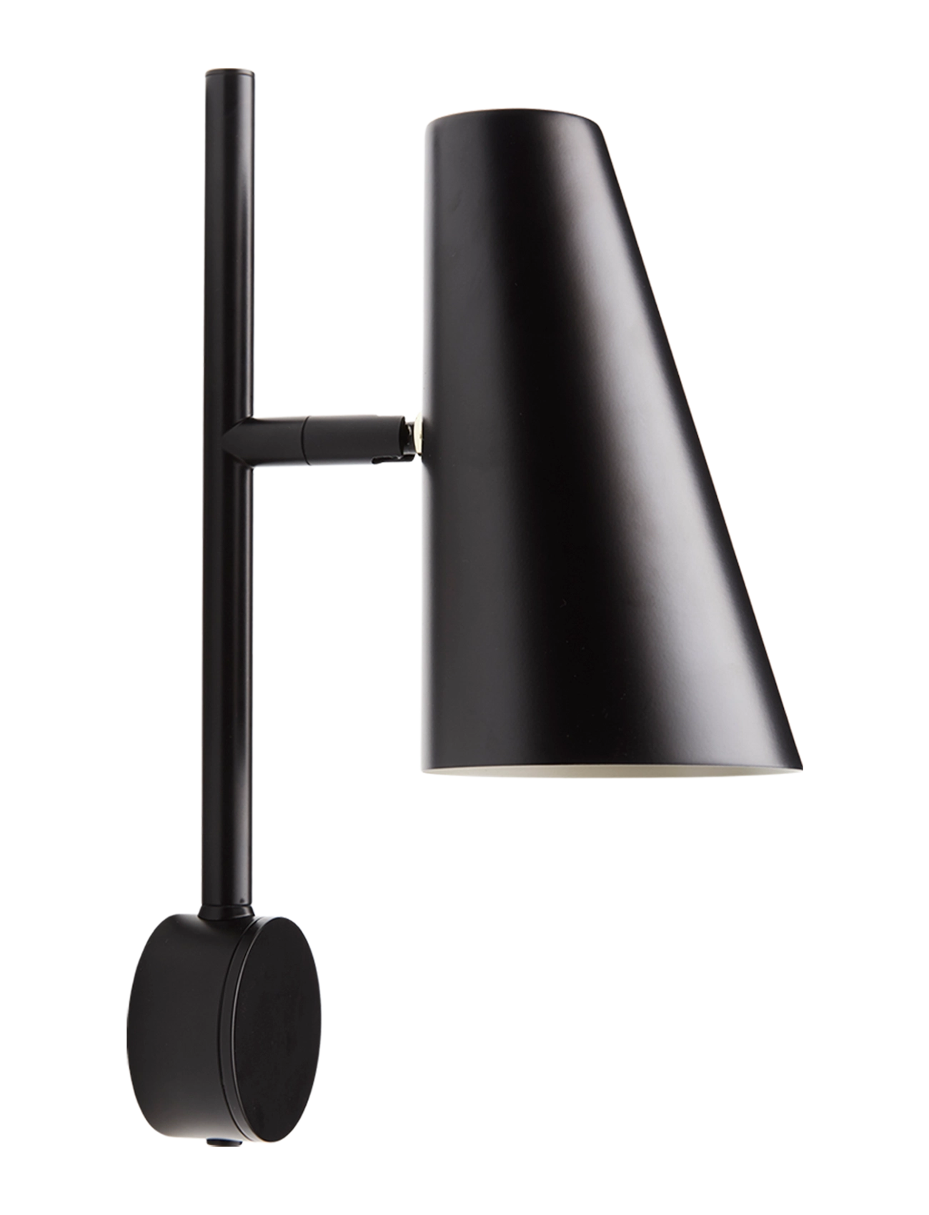 WOUD Cono wall lamp - Wandleuchten - BLACK PAINTED METAL / black