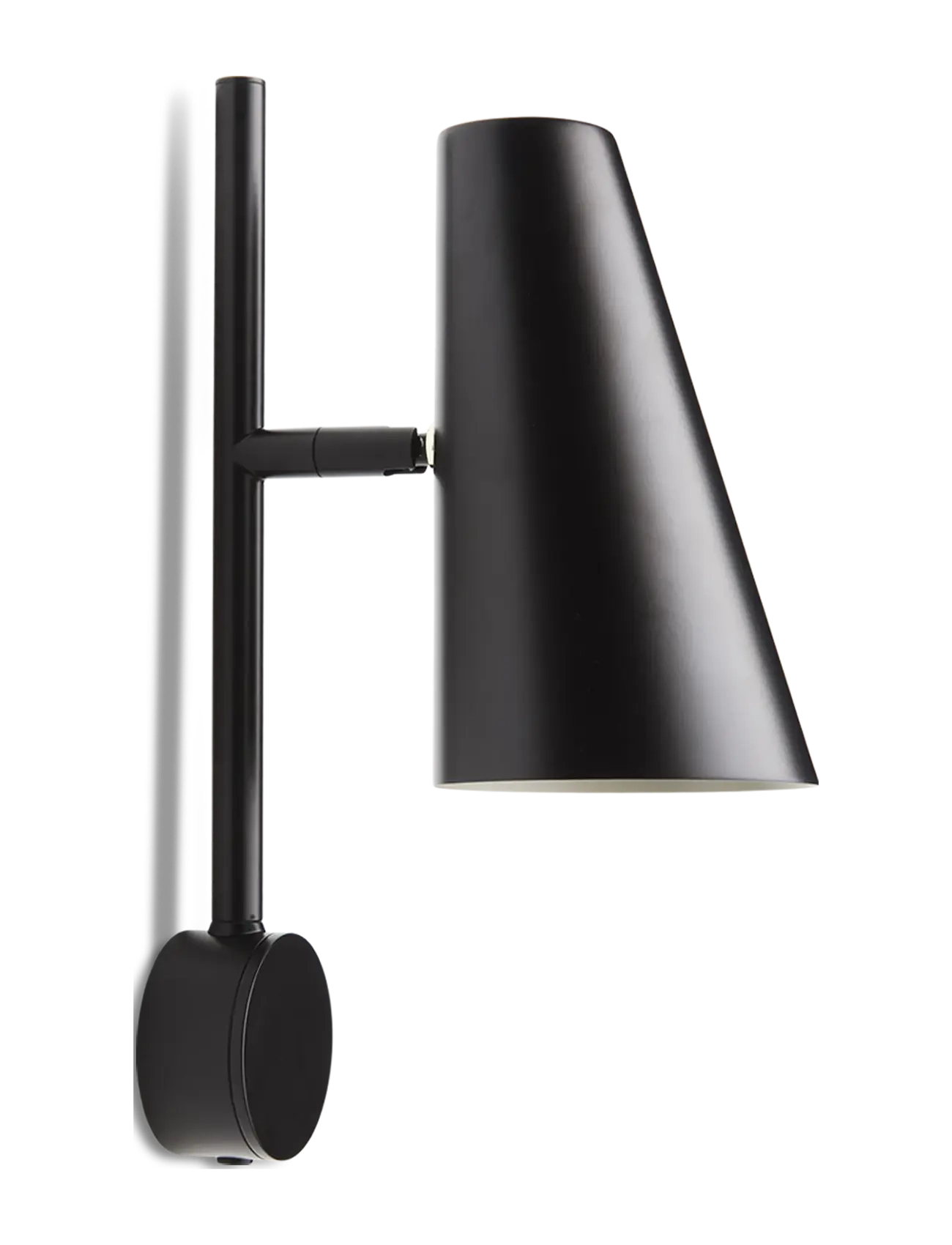 WOUD Cono wall lamp - Beleuchtung - BLACK PAINTED METAL / black