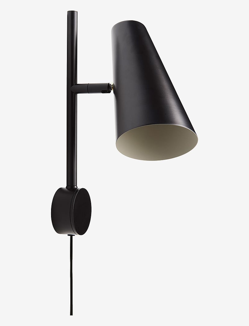 WOUD - Cono wall lamp - seinalambid - black painted metal - 1