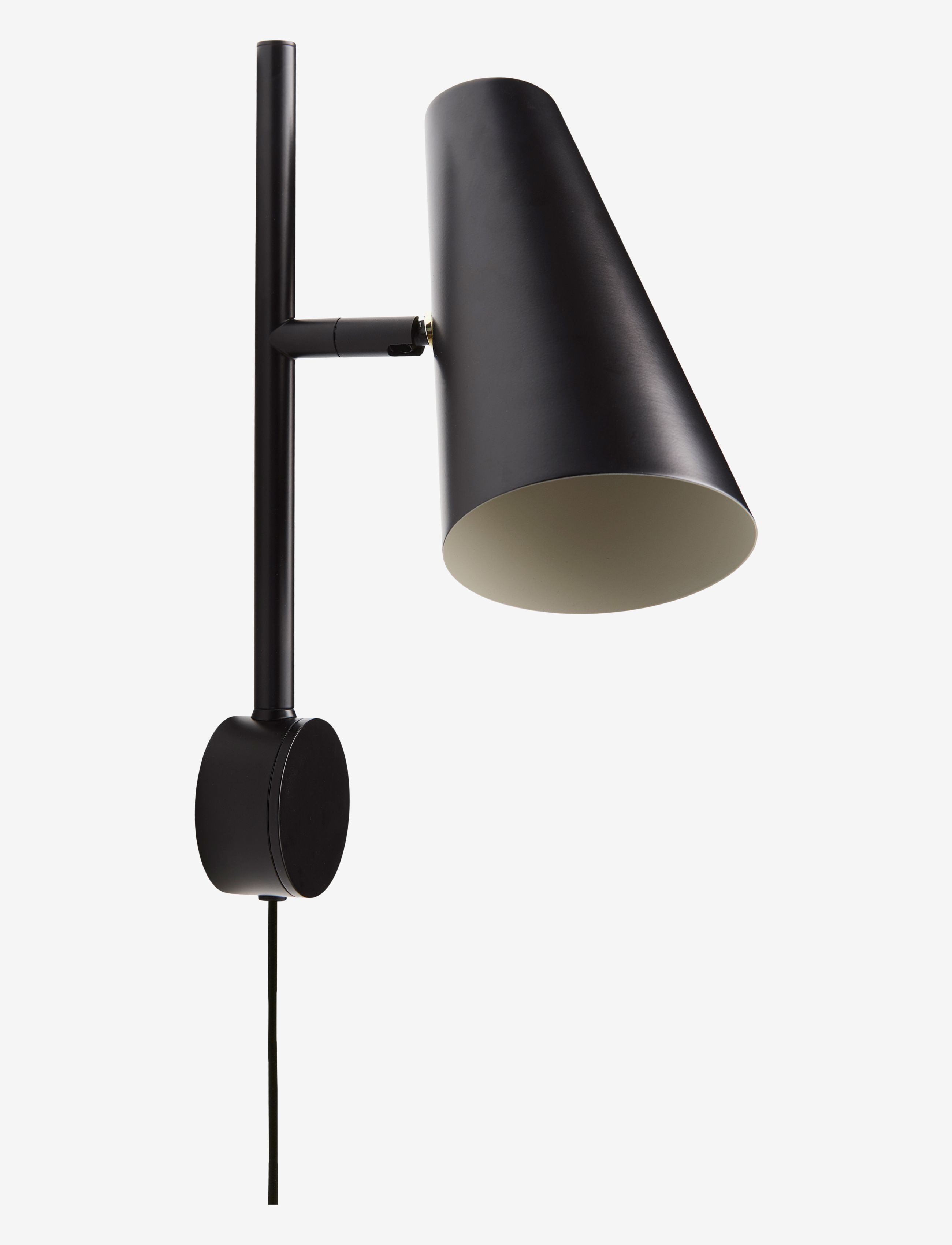 WOUD - Cono wall lamp - væglamper - black painted metal - 2