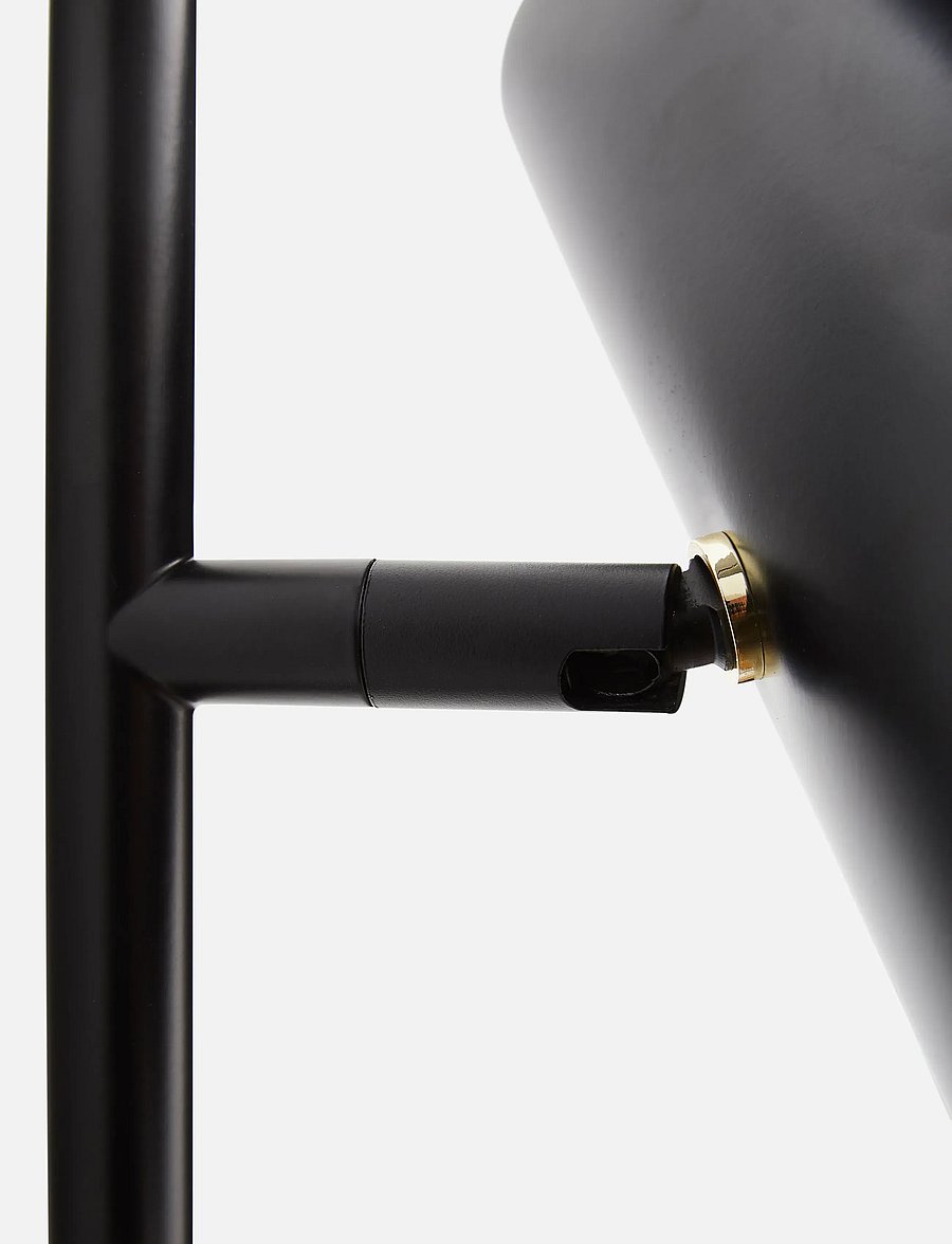 WOUD - Cono wall lamp - wandleuchten - black painted metal - 3