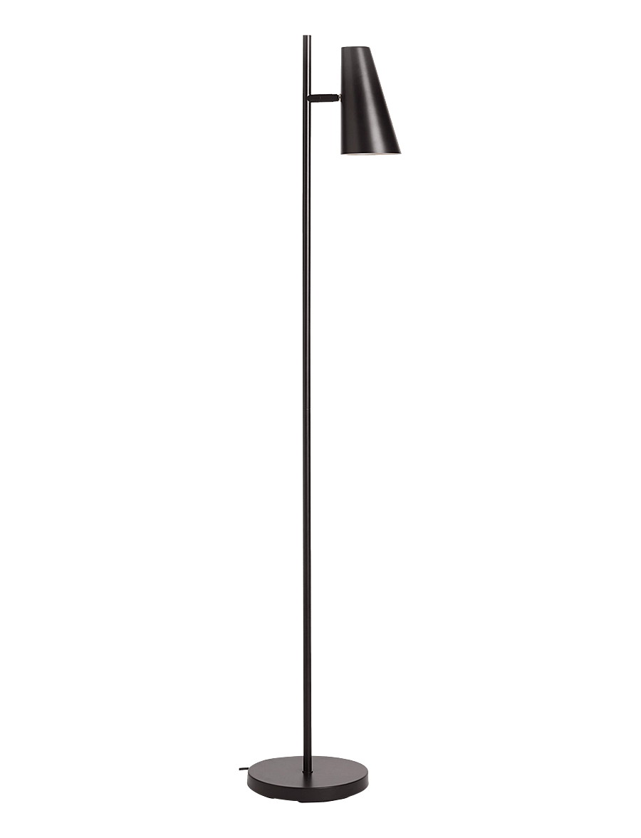 WOUD - Cono floor lamp - stehlampen - black painted metal - 1