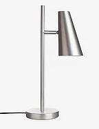 Cono table lamp - SATIN PLATED METAL